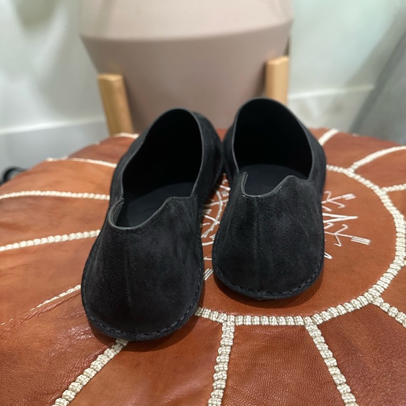 Vince Finola Almond Toe d'Orsay Suede Flats - Picture 11 of 13